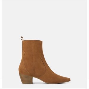 Zara suede booties